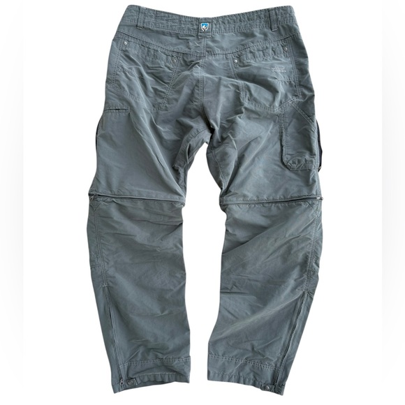 Kuhl Green Liberator Convertible Stealth Men’s Climbing Pants 38x32 - Picture 2 of 8